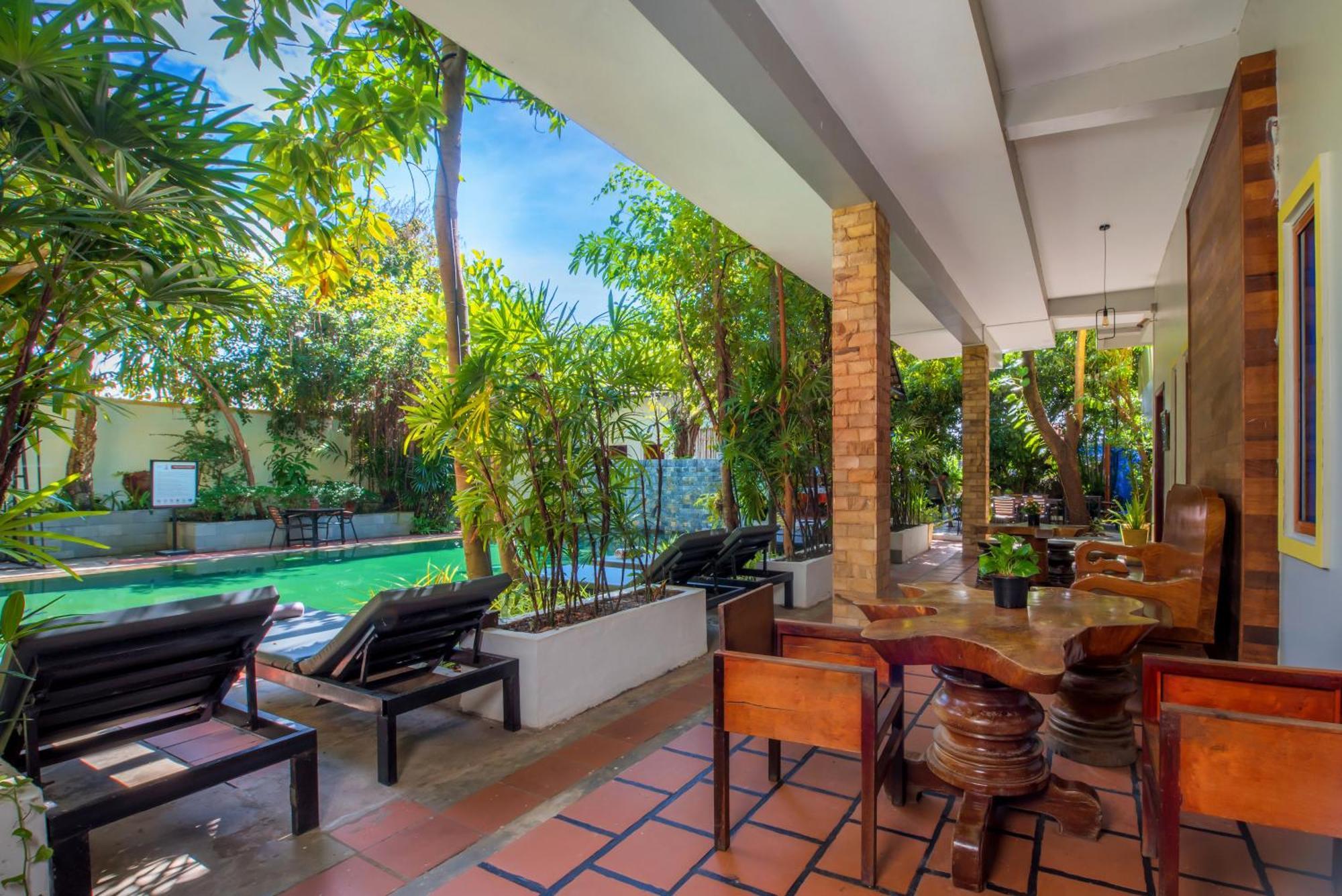 Samnak Lounge Hotel Sziemreap Kültér fotó
